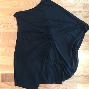 Trina Turk One Shoulder Angel Wing Dress